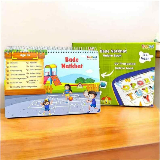 TodFod Bade Natkhat All in One Early Learning Board Book For Kids